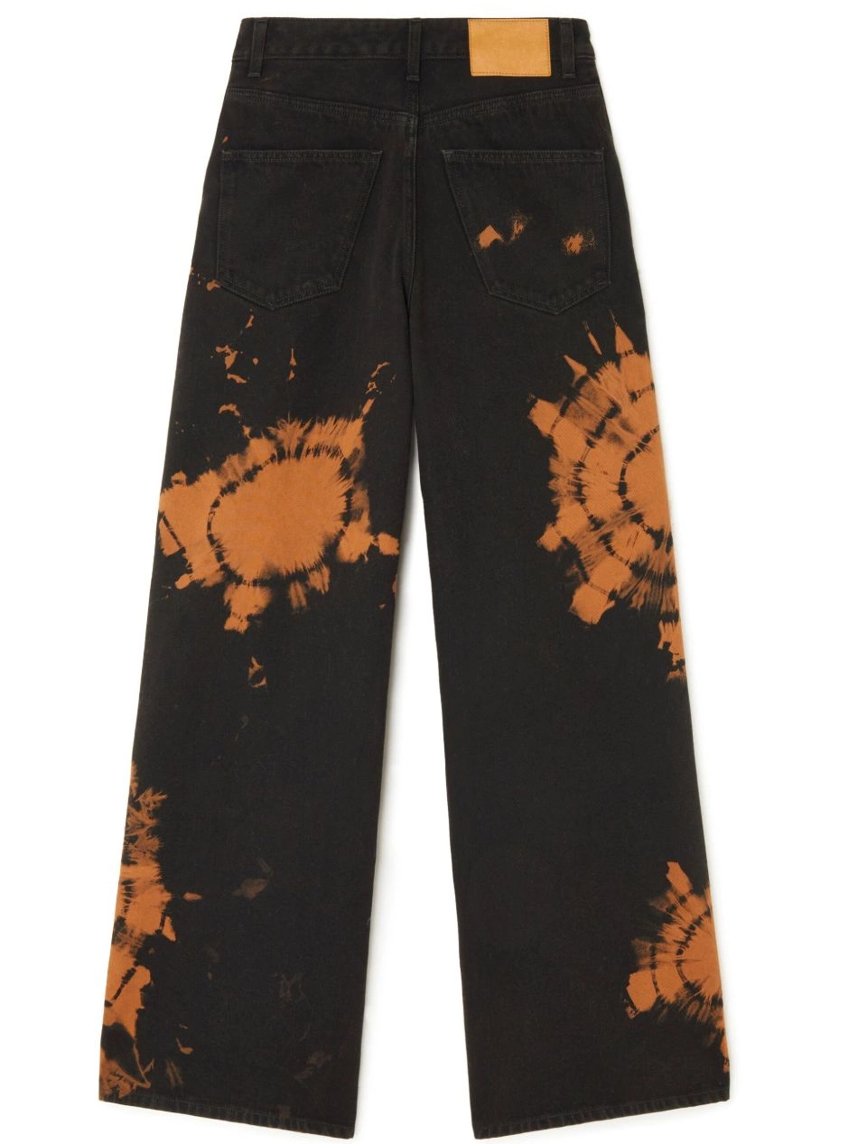 Cheap jeans abstract-pattern Women Alanui leg wide 0331
